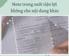 Giấy nhớ trong suốt