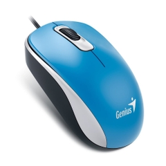 Chuột Genius DX-110 (1000dpi, Có dây, USB) xanh dương