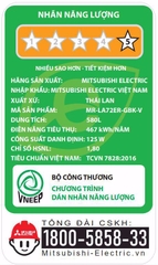 Tủ lạnh Mitsubishi Electric Inverter 580 lít MR-LA72ER-GBK-V Đen