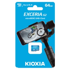 Thẻ nhớ Micro SDXC Kioxia Exceria 64GB G2 UHS-I C10 A1 U3 V30