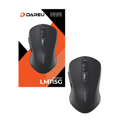 Chuột máy tính không dây dùng cho văn phòng DareU LM115G (Black)