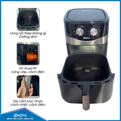 Nồi Chiên Không Dầu Nefa – NFKD105 (10.5 lít)