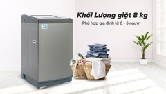 Máy giặt lồng đứng Aqua 8.2kg AQW-S82JT.BK