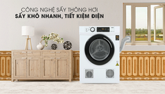 Máy Sấy Quần Áo Aqua 7 Kg AQH-V700F.W