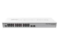 Switch Mikrotik CRS326-24G-2S+RM with 24 GE, 2 SFP+ port, SwOS / RouterOS