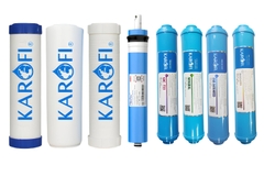 Combo 8 Lõi Lọc Nước Karofi (Gồm 123 Smax Duo - RO Dupont 50GPD - T33-Gac, Mineral, Far infrared, Nano Silver)