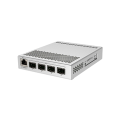 Switch Mikrotik CRS305-1G-4S + IN With 4x SFP+, 1 RJ45 MGMT, 2x DC slot