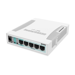 Switch Mikrotik RB260GS 5x GE, 1x SFP port, plastic case, SwitchOS