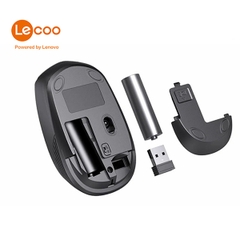 Chuột quang không dây Lenovo Lecoo WS202 (màu xám)