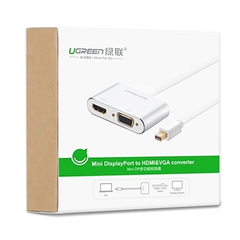 Cáp chuyển đổi Mini Displayport to HDMI và VGA chính hãng Ugreen 20421