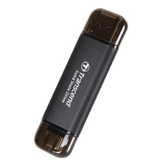 Ổ cứng di động SSD Transcend ESD310C 256Gb USB-A & USB-C Màu đen