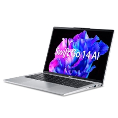 Laptop Acer Swift Go AI 2024 SFG14-73-53X7 NX.KSLSV.001 (Ultra 5 125H/ 16GB/ 512GB SSD/ 14 inch 2.8K/ Win11/ Silver/ Vỏ nhôm/ 1Y)