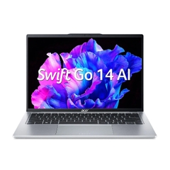 Laptop Acer Swift Go AI 2024 SFG14-73-53X7 NX.KSLSV.001 (Ultra 5 125H/ 16GB/ 512GB SSD/ 14 inch 2.8K/ Win11/ Silver/ Vỏ nhôm/ 1Y)
