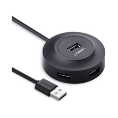 Bộ chia 4 cổng USB 2.0 (Đen) Ugreen 20277