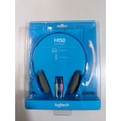 Tai Nghe Chụp Tai Logitech H150 xanh - 2 jack (mic+ Audio)