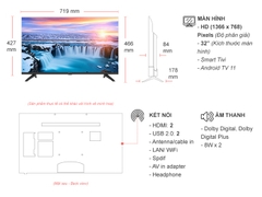 Android Tivi Casper HD 32 inch 32HGS610