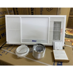 Quạt thổi nóng âm trần đa năng HANS HA2 (2130w - Có điều khiển - Thổi nóng - Hút mùi - Chiếu sáng