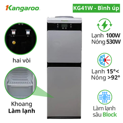 Cây nước nóng lạnh Kangaroo - KG41W, Block