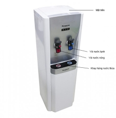 Cây nóng lạnh Hàn Quốc lọc nước UF KG47, 4 lõi, 2 vòi