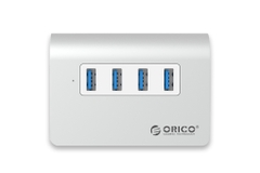 Bộ chia USB Hub 4 cổng USB 3.0, Bạc, ORICO M3H4-SV