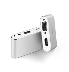Bộ chuyển đổi cổng Lightning to HDMI + VGA cho Iphone5/6 , ipad Ugreen UG-30522