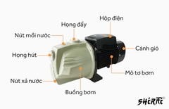 Máy bơm nước bán chân không SHIRAI JLM 120-400S (400w)