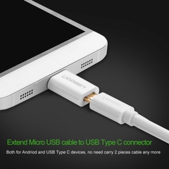 Đầu chuyển USB Type C sang Micro USB Ugreen 30154