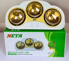 Đèn sưởi nhà tắm 3 bóng cong Neta NT3B01  (Công suất 825w)