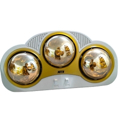 Đèn sưởi nhà tắm 3 bóng cong Neta NT3B01  (Công suất 825w)