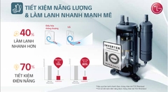 Điều hòa LG 9000BTU 1 chiều inverter UV Nano V10APIUV