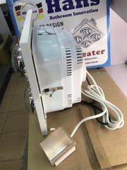 Đèn sưởi nhà tắm 4 bóng âm trần kết hợp quạt thông gió HANS H4B (1180W)