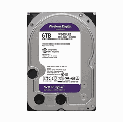 Ổ cứng HDD Western Purple 6TB 3.5 inch 256MB Cache WD63PURZ