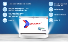 Tủ đông Sanaky Inverter 270 lít VH 3699W3