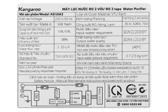 Máy lọc nước RO nóng nguội lạnh Kangaroo KG10A3 10 lõi