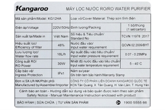 Máy lọc nước Kangaroo Sumire Hydrogen KG12HA