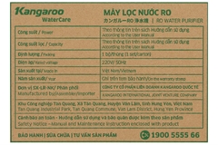 Máy lọc nước RO Hydrogen Kangaroo KGRP10 10 lõi