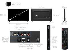 Smart Tivi LG 43 Inch 4K NanoCell 43NANO77TPA