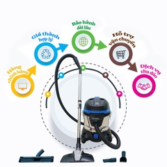 Máy Hút Bụi Và Giặt Thảm Kewin KN151S – 5 Chức Năng (Khô/Ướt/Nước/Thổi + Giặt Thảm) – 2200W (HEPA)
