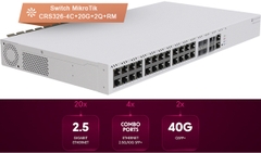 Thiết bị mạng Switch Mikrotik CRS326-4C+20G+2Q+RM