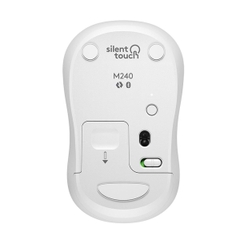 Chuột không dây Logitech M240 Silent Bluetooth trắng