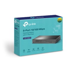 Switch Để Bàn 8 Cổng 10/100Mbps với 4-Cổng PoE TP-Link TL-SF1008LP