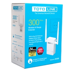 Bộ Mở Rộng Sóng Wifi Chuẩn N Tốc Độ 300Mbps Totolink EX200