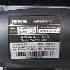 Máy bơm tăng áp Rheken JLM90-1500A (1500w)