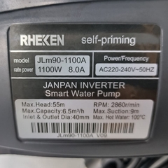 Máy bơm tăng áp Rheken JLM90-1100A (1100w)