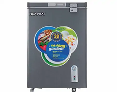 Tủ đông Hòa Phát 107 lít dàn Đồng - Màu đen HPF AD6107G