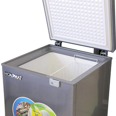 Tủ đông Hòa Phát 107 lít dàn Đồng - Màu đen HPF AD6107G