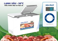 Tủ đông Hòa Phát - 245 lít - mặt kính - dàn Đồng - HPF BD6245.T1