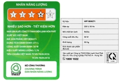 Tủ đông Hòa Phát inverter - 271 lít - 2 ngăn - dàn Đồng - HPF BD8271