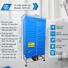 Tủ sấy quần áo Nefa cơ NFS01