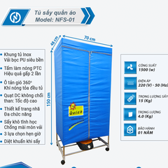 Tủ sấy quần áo Nefa cơ NFS01